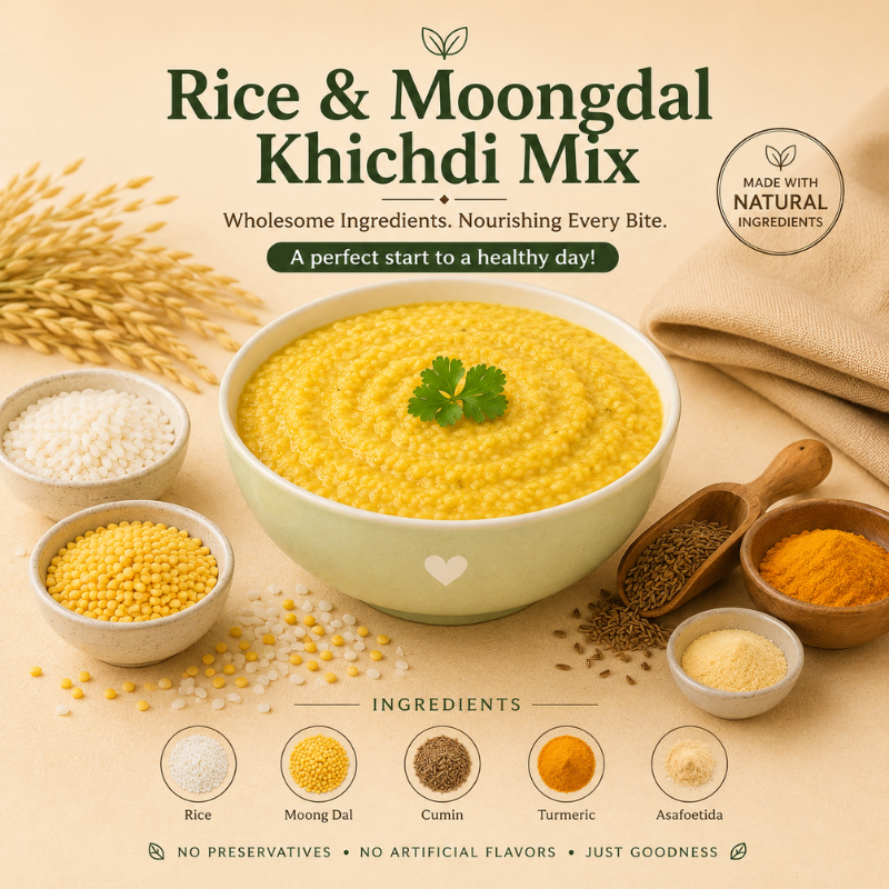 Rice and Moong Dal Khichdi Mix